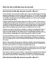 Phân tích văn bản Lời tiễn dặn | Văn mẫu 11 Kết nối tri thức