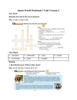 Smart World Workbook 7 Unit 7 Lesson 2