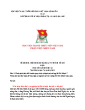 ĐỀ CƯƠNG NỘI DUNG CƠ BẢN CỦA TƯ TƯỞNG HỒ CHÍ MINH | Học viện Hành chính Quốc gia