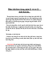 Phân tích thực trạng quản lý và xử lý chât thải rắn | Quản lý và xử lý chất thải rắn | Trường Đại học Khoa học Tự nhiên, Đại học Quốc gia Hà Nội