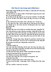 Giải SGK Tin học 12 Chân trời sáng tạo Bài F13: Dự án tạo trang web (tiếp theo)