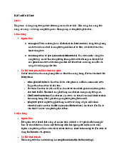 Tài liệu ôn tập Lý Sinh. Năng lượng cơ thể sống