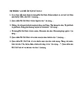 Đề cương ôn tập Môn Tư tưởng Hồ Chí Minh | Đại học Bách Khoa Hà Nội