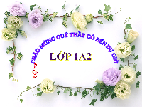 Giáo án điện tử Hoạt động trải nghiệm 1 bài 7 Chân trời sáng tạo : Kính yêu thầy cô