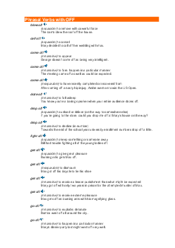 ENGLISH Phrasal Verbs LISTS (31 trang)