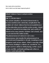 Addressing school violence: Causes and solutions for DSA21 exam | Đại học Phạm Văn Đồng