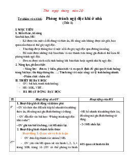 Giáo án Tự nhiên và xã hội 2 sách Chân trời sáng tạo (Cả năm)| Tuần 3