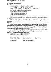 Đề cương môn Kinh tế vi mô | Trường Đại học Kinh Tế Quốc Dân