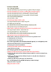 Bài Tập Trắc Nghiệm về Vật Chất và Ý Thức Môn Triết học Mác - Lênin | Đại học Kinh Tế Quốc Dân