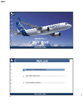 Bài giảng Chương 3: Tàu bay môn Tổng quan hàng không dân dụng | Học viện Hàng Không Việt Nam