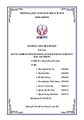 Nghiên cứu sự hài lòng của khách hàng về dịch vụ mua sắm online | Tiểu luận Môn Phân tích dữ liệu - Đại học Sư phạm Kỹ thuật Thành phố Hồ Chí Minh