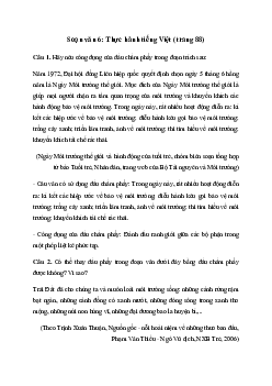 Soạn bài Thực hành tiếng Việt trang 88 - Ngữ Văn 6 Chân trời sáng tạo
