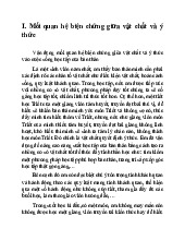 Mối Quan Hệ Giữa Vật Chất & Ý Thức | Môn Triết học Mác - Lênin - Đại học Sư phạm Thành phố Hồ Chí Minh
