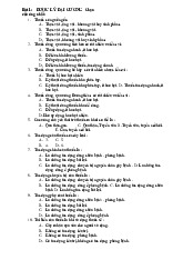 [Vật lý lý sinh] Tuyển tập 18 đề trắc nghiệm dược lý - Đại học Y dược Thành phố Hồ Chí Minh