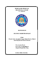 Phân tích chính sách giá của Công ty Cổ phần Du lịch và Tiếp thị Giao thông Vận tải Việt Nam (Vietravel) | Bài thảo luân Marketing du lịch