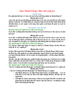 Soạn Ngữ văn 6 sách Chân trời sáng tạo (Tập 1) bài Thánh Gióng