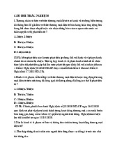 Câu hỏi trắc nghiệm và nhận định đúng sai môn Thương mại điện tử | Đại học Đồng Tháp