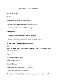 Giải Tiếng Anh 7 Unit 10: Skills 1 | Global Success