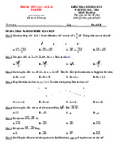 Đề cuối kì 1 Toán 10 năm 2024 – 2025 trường THPT Văn Bàn 1 – Lào Cai