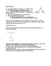 Bài tập Điện và từ môn Vật lý đại cương | Học viện Báo chí và Tuyên truyền