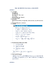 Tổng hợp kiến thức cơ bản- Môn Toán cho các nhà kinh tế | Đại học Kinh Tế Quốc Dân