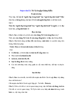 Tú Uyên gặp Giáng Kiều | Soạn văn 11 Chân trời sáng tạo