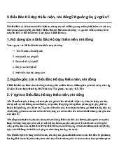5 điều Bác Hồ dạy thiếu niên, nhi đồng? Nguồn gốc, ý nghĩa?