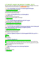 Tổng hợp câu hỏi trắc nghiệm môn Thị trường tài chính | Đại học Kinh tế Thành phố Hồ Chí Minh