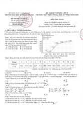 Đề tham khảo tuyển sinh lớp 10 môn Toán (chung) năm 2025 trường chuyên ĐHSP Hà Nội