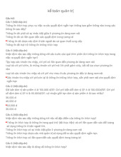 Bài tập Kế toán quản trị môn Tài chính doanh nghiệp | Trường Đại học Kinh Doanh và Công Nghệ Hà Nội