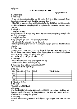 Giáo án Ngữ văn 8 Bài 7: Tình yêu và ước vọng | Văn bản: Lá đỏ | Kết nối tri thức