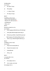 Đáp án bài tập trắc nghiệm môn Kiến trúc máy tính | Trường đại học Mở Hà Nội