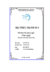 Kịch bản phim ngắn - Trái Đất là cái nôi và ngôi nhà của thập loại chúng sinh và cây cỏ