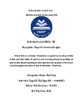 Báo cáo thực tế: Khai thác văn hóa du lịch Cố Đô Hoa Lư (K74E3) | Đại Học Sư Phạm Hà Nội
