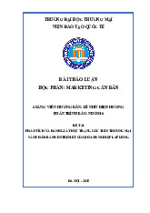 Chính sách Xúc tiến Thương mại của LaFuong | Bài thảo luận Marketing Căn Bản