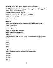 Trắc nghiệm tổng quan hàng không dân dụng | Học viện Hàng không Việt Nam