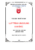 Tài liệu thực hành Lập trình ứng dụng di động | Đại học Văn Lang