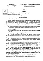 Dự thảo Luật Đất đai Việt Nam tháng 8/2023 - Quy định và Nội dung | Môn Quản Lý Đất Đai - Trường Đại học Kinh Tế Quốc Dân