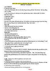 Đề Cương Ôn Tập HK1 Ngữ Văn 11 Kết Nối Tri Thức 2024-2025