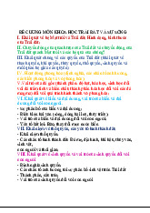 Đề cương ôn tập | Khoa học trái đất và sự sống | Trường Đại học Khoa học Tự nhiên, Đại học Quốc gia Hà Nội