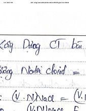 Xây dựng công thức bài định lượng môn Hóa Dược| Trường Đại học Y Dược, Đại học Quốc gia Hà Nội