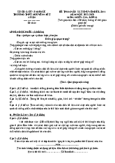 Đề Khảo sát Ngữ văn 11 năm 2022 - 2023 trường THPT Nguyễn Viết Xuân - Vĩnh Phúc lần 1