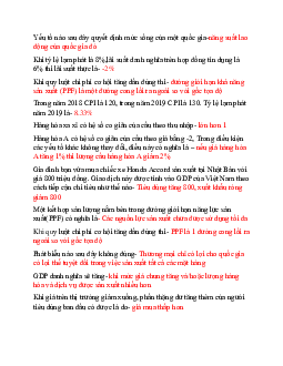 Đề cương ôn tập môn Kinh tế học đại cương ( Có đáp án) | Đại học Thăng Long