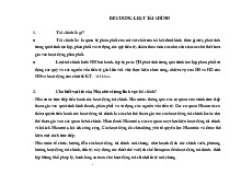 Đề cương môn Luật Tài chính | Trường Đại học Luật, Đại học Quốc gia Hà Nội