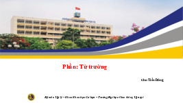 Vật lý Chương 7 Từ trường