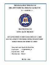 Phân tích cụ thể các ví dụ thực tế về chức năng lãnh đạo và kiểm soát tại công ty viễn thông Viettel | Bài thảo luận quản trị học