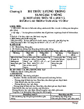 Giáo Án Stem Hình Học 9 Học Kỳ 1 Phát Triển Năng Lực