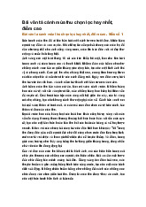 Bài văn tả cảnh mùa thu chọn lọc hay nhất, điểm cao