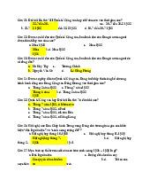 Câu hỏi ôn tập LSĐ/ Trường đại học Nguyễn Tất Thành