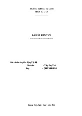 Báo cáo thực tập 2 - Kinh nghiệm tại Công ty du thuyền cao cấp | Trường Đại Học Hạ Long